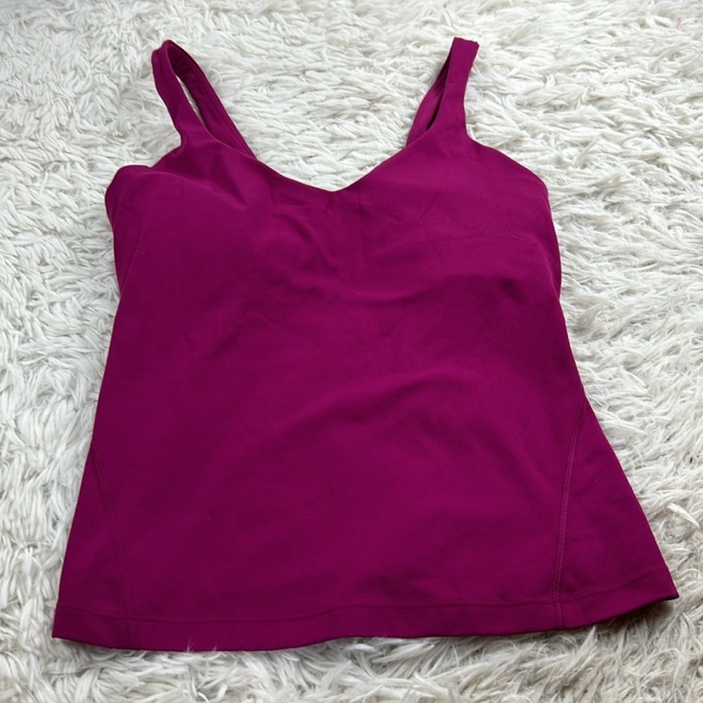 Lululemon Align Waist-Length Tank Top Magenta Purple